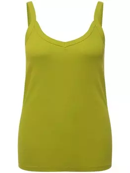 Футболка Ulla Popken Strick Top, цвет classic apfelgrn