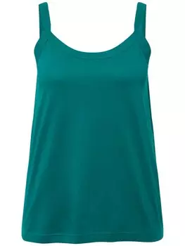 Футболка Ulla Popken Strick Top, цвет classic smaragd