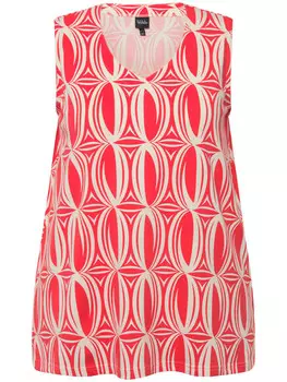 Футболка Ulla Popken Strick Top, цвет coral