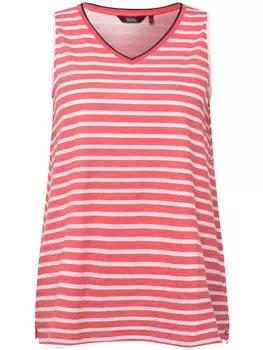 Футболка Ulla Popken Strick Top, цвет dunkel koralle