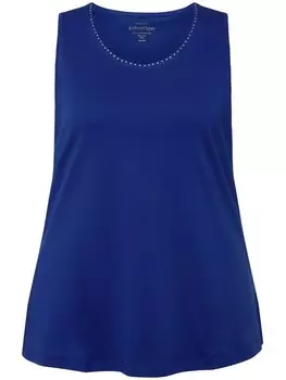 Футболка Ulla Popken Strick Top, цвет dunkles saphir