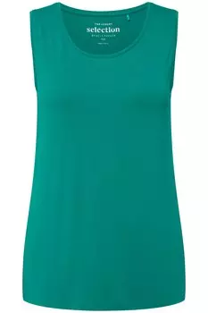 Футболка Ulla Popken Strick Top, цвет grnblau