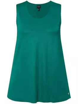 Футболка Ulla Popken Strick Top, цвет grnblau