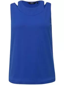 Футболка Ulla Popken Strick Top, цвет kobaltblau