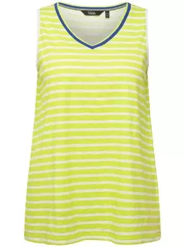 Футболка Ulla Popken Strick Top, цвет neongrn