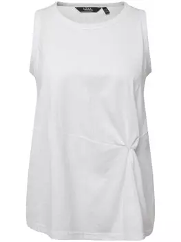 Футболка Ulla Popken Strick Top, цвет schneewei