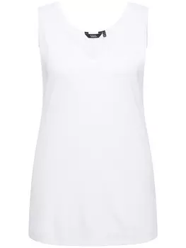 Футболка Ulla Popken Strick Top, цвет schneewei