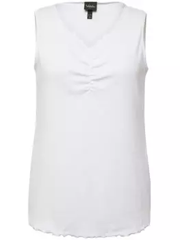 Футболка Ulla Popken Strick Top, цвет schneewei
