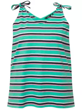 Футболка Ulla Popken Strick Top, цвет trkisgrn
