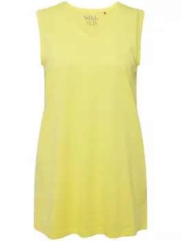 Футболка Ulla Popken Strick Top, цвет zitronengelb