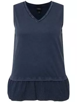 Футболка Ulla Popken Strick Top, синий