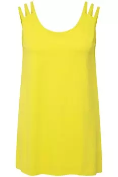 Футболка Ulla Popken Strick Top, желтый