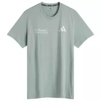Футболка Ultimate Adidas Running, зеленый