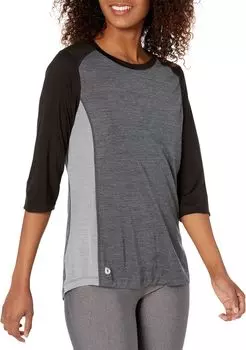 Футболка Ultralite для горного велосипеда с рукавом 3/4 Smartwool, черный