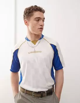 Футболка Umbro из джерси с вставками белого и синего цветов