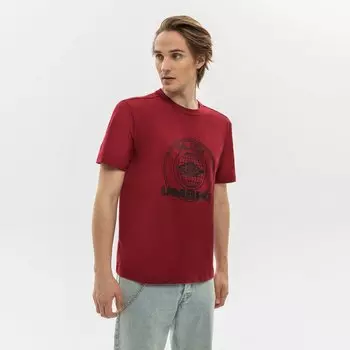 Футболка Umbro с графикой, бордовый