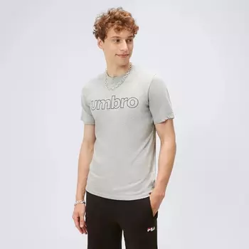 Футболка Umbro с линейным логотипом, серый