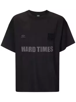 Футболка UMBRO «Тяжелые времена», черный