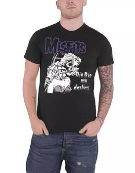 Футболка «Умри, умри, моя дорогая» Misfits, черный