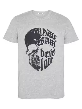 Футболка Uncle Sam, пестрый серый