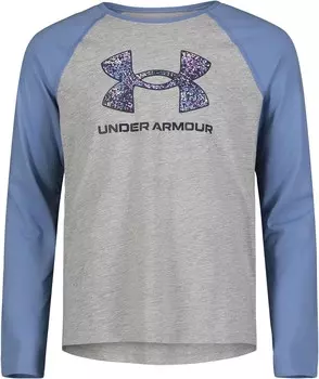 Футболка Under Armour Cloud Speckle Icon Long Sleeve Tee, цвет Mod Gray