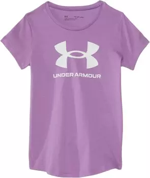Футболка Under Armour Kids Live Sportstyle Graphic Tee, цвет Provence Purple/White