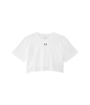 Футболка Under Armour Kids Rival Short, белый/черный