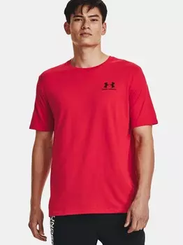 Футболка Under Armour LEFT CHEST, красный