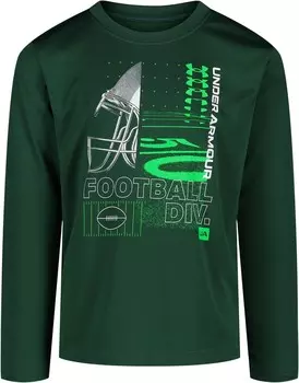 Футболка Under Armour Photo Real Athlete Long Sleeve Tee, цвет Greenwood