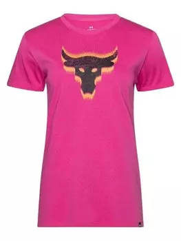 Футболка Under Armour Pjt Rck W Underground Core T, розовый