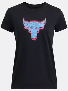 Футболка Under Armour Pjt Rck W Underground Core T, черный
