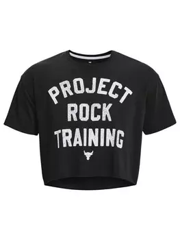 Футболка Under Armour Pjt Rock HW Cutoff, черный