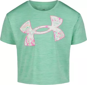 Футболка Under Armour Solarized Floral Logo Short Sleeve Tee, цвет Green Breeze