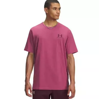Футболка Under Armour Sportstyle Left Chest, розовый