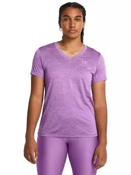 Футболка Under Armour Tech SSV- Twist, фиолетовый