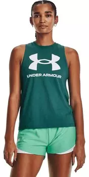 Футболка Under Armour Top UA Sportstyle Tanktop mit Grafik, черный
