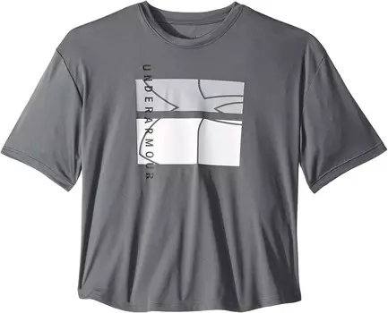 Футболка Under Armour UA Sun Armour Tee, цвет Pitch Gray/Black