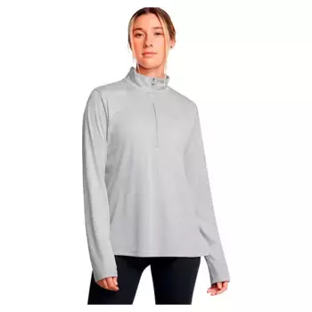 Футболка Under Armour Velocity Twist half zip long sleeve, серый