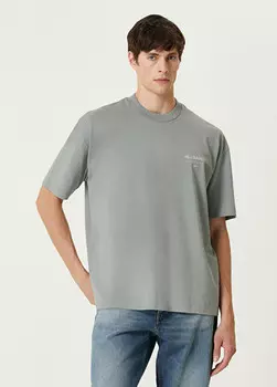 Футболка Underground с логотипом Allsaints, серый