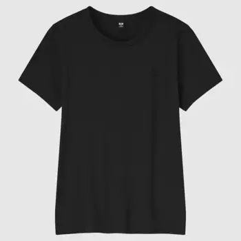 Футболка Uniqlo 100% Supima Cotton, чёрный