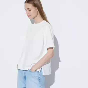 Футболка Uniqlo Airism Cotton, белый