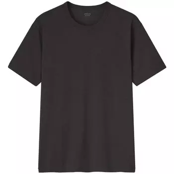 Футболка Uniqlo Airism Cotton Crew Neck, черный
