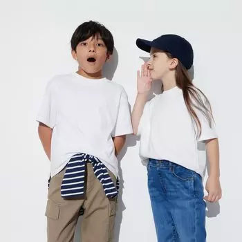 Детская футболка Uniqlo, белый