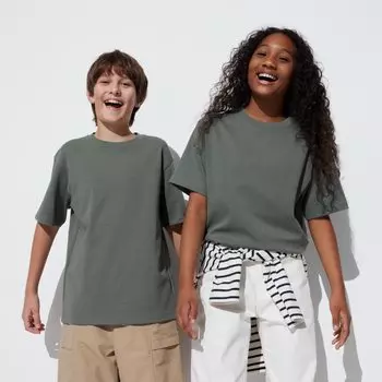 Детская футболка Uniqlo, оливковый
