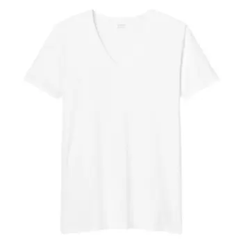 Футболка Uniqlo Airism V Neck Short Sleeved, белый