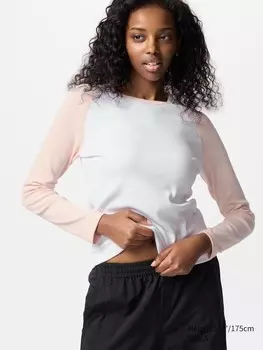 Футболка Uniqlo, цвет 10 розовый