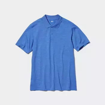 Футболка Uniqlo Dry-Ex Polo, синий