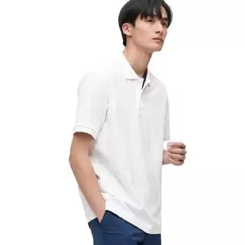 Футболка Uniqlo Dry Pique Polo, белый