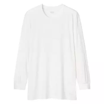Футболка Uniqlo Heattech Crew Neck Long Sleeved Thermal Top, белый