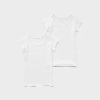 Футболка UNIQLO комплект из 2 предметов, белый